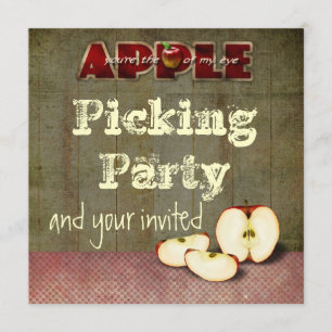 apple picking invitation