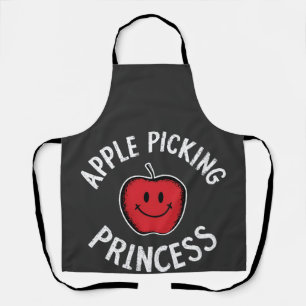  Apple Picking Princess Apple Fruit Day Fall  Apron