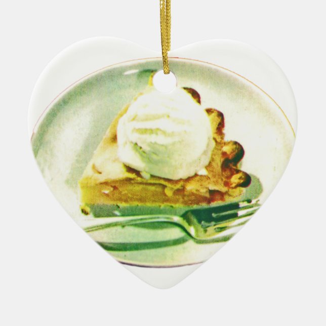 Apple Pie 1955 Ceramic Ornament (Front)