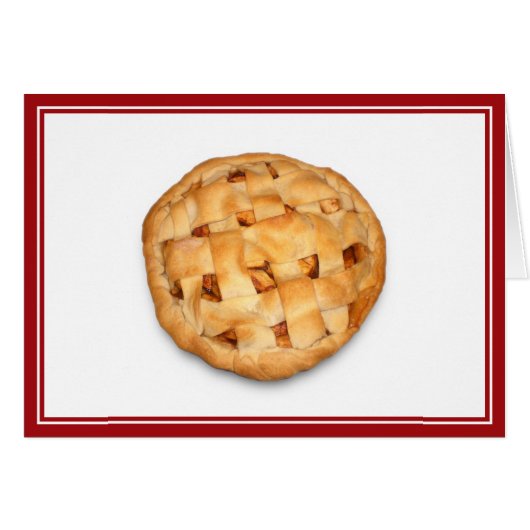 Apple Pie (Add Background Color) Cards (Front Horizontal)