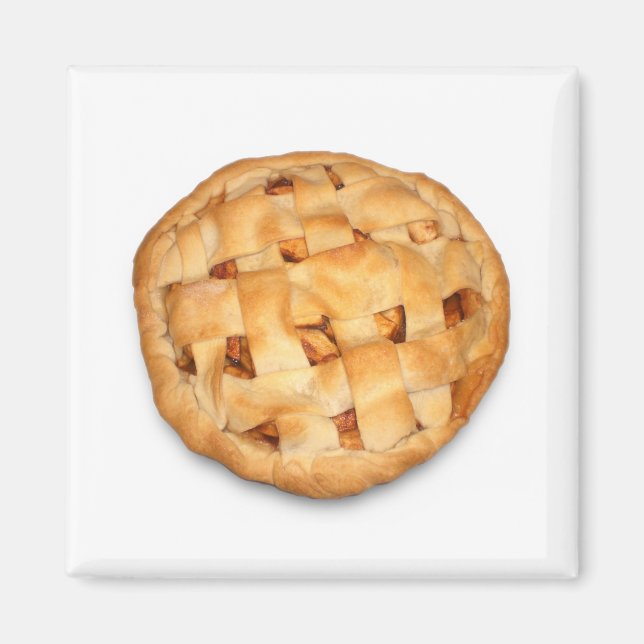 Apple Pie (Add Background Color) Magnet (Front)