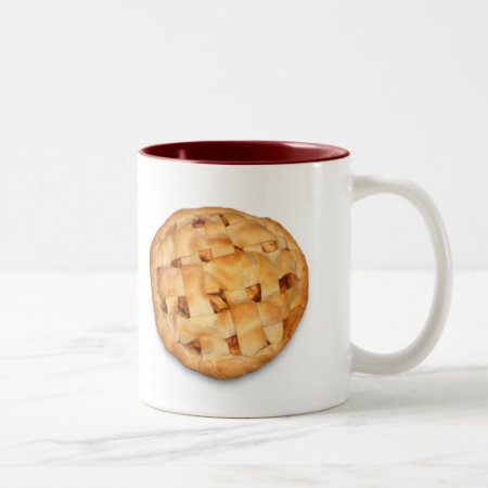 Apple Pie (add Background Color) Two-tone Coffee Mug