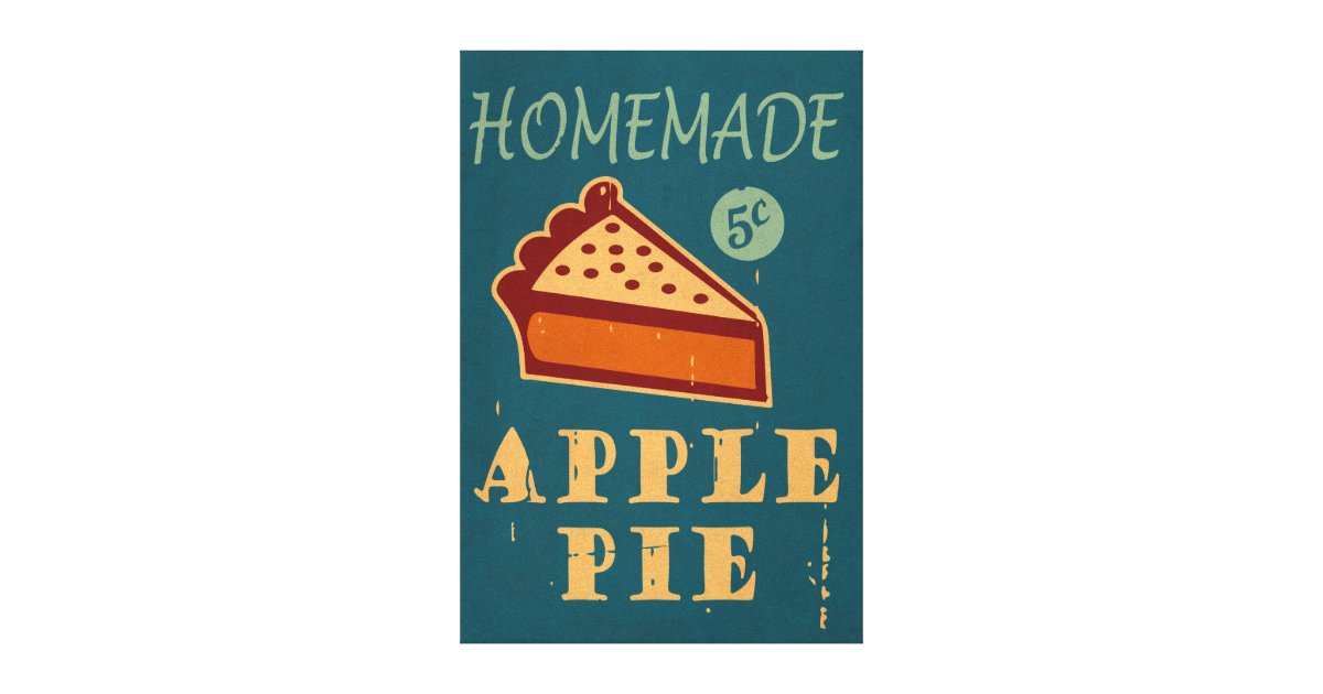 Apple Pie Canvas Print | Zazzle
