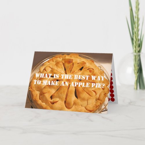 Apple Pie Card