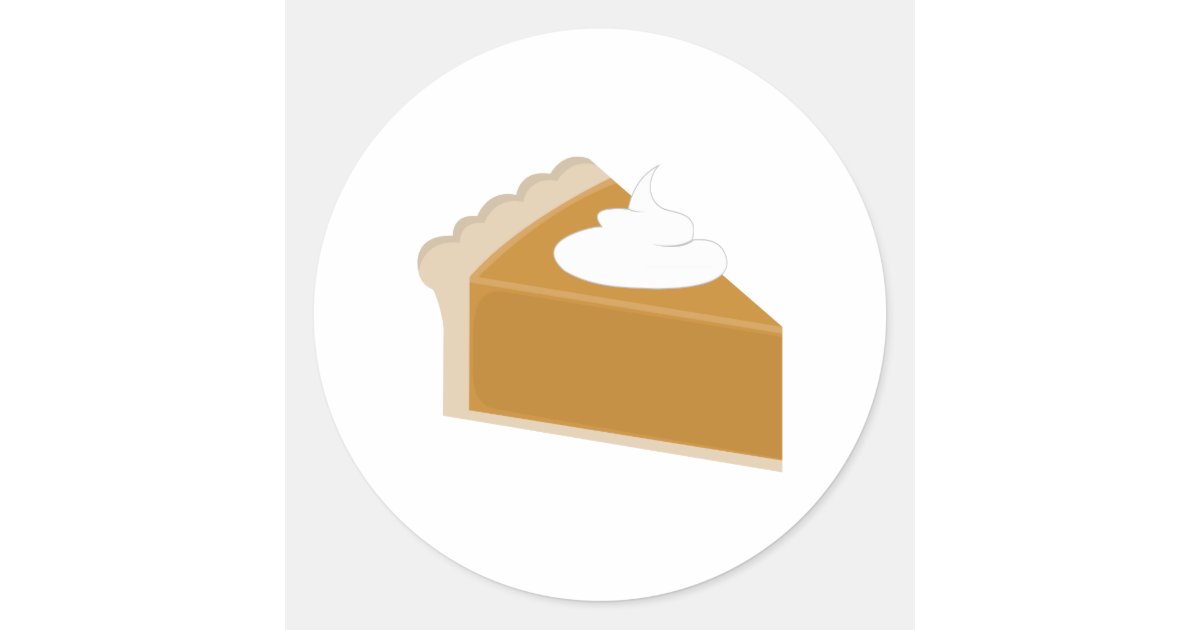 Apple Pie Classic Round Sticker | Zazzle