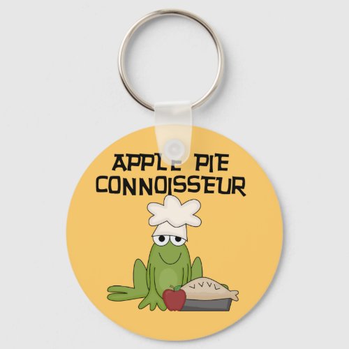 Apple Pie Connoisseur Tshirts and Gifts Keychain