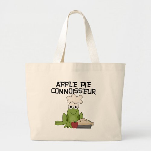 Apple Pie Connoisseur Tshirts and Gifts Large Tote Bag