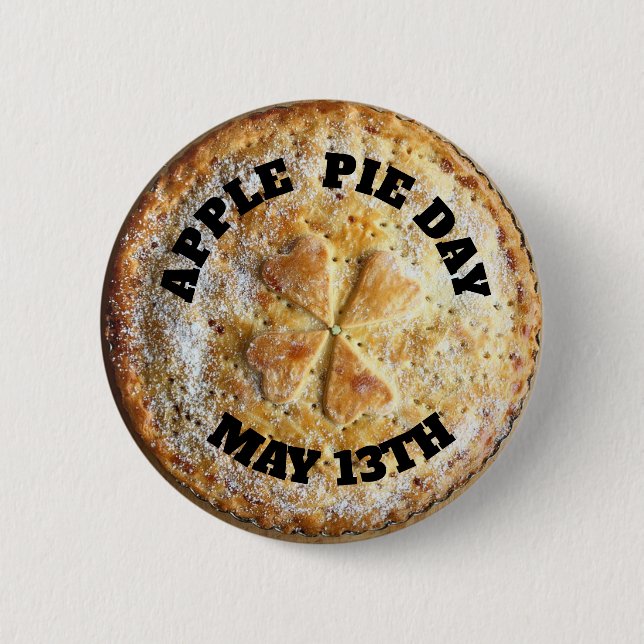 Apple Pie Cute  Food Refrigerator Button (Front)