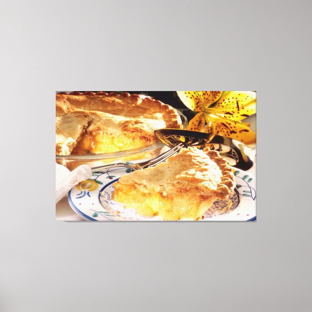 Apple Pie Dessert Canvas Print (Front)