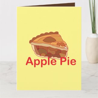 Apple Pie Dessert Greeting