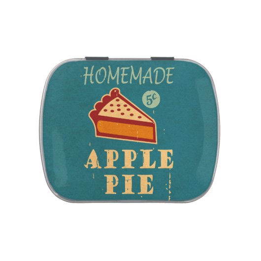 Apple Pie Jelly Belly Candy Tin (Top)
