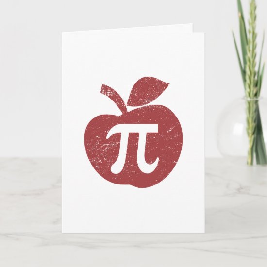 Apple Pie Pi Day Card