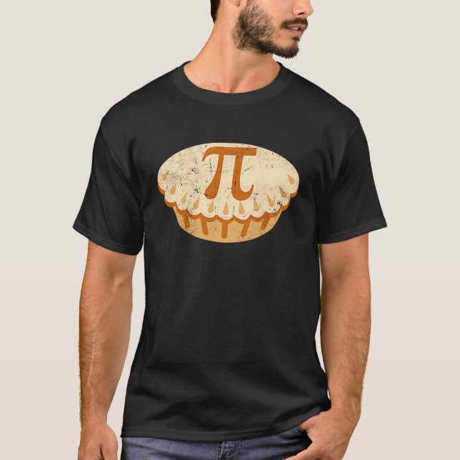 Apple Pie Pi Day Math Symbol Teachers Students T-Shirt (Front)
