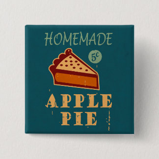 Apple Pie Pinback Button