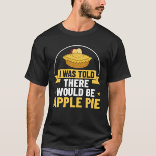 Apple Pie Recipe American Mini Pieces Spice Vegan T-Shirt
