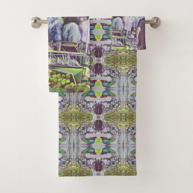 Apple Pie requires Apples Bath Towel Set (Insitu)