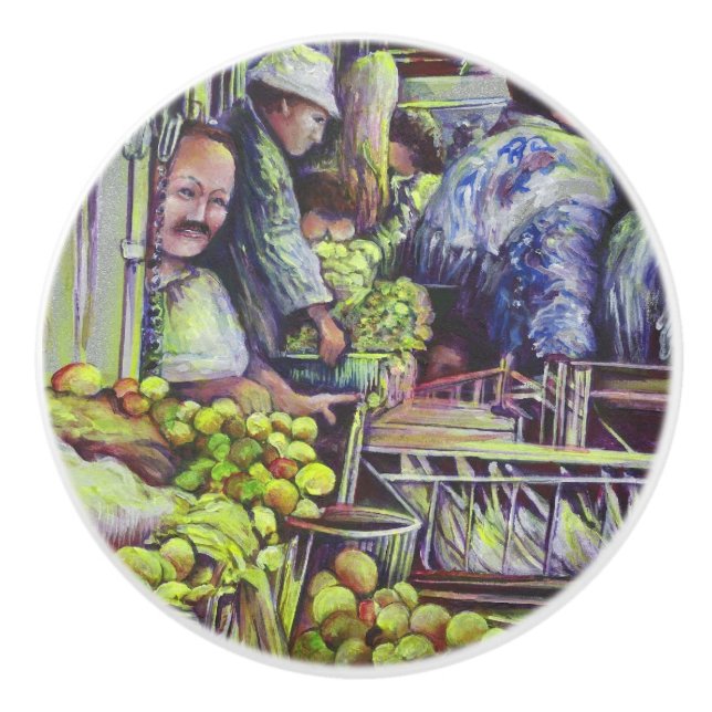 Apple Pie requires Apples Ceramic Knob (Front)