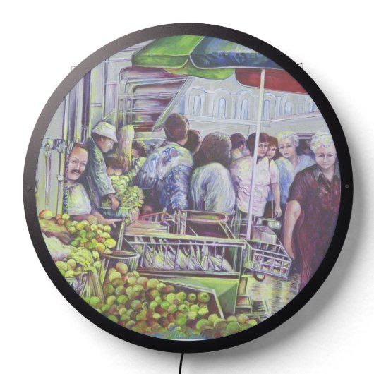 Apple Pie Requires Apples LED Sign (Lights Off)