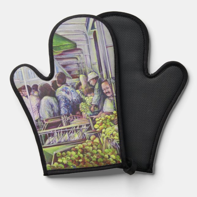 Apple Pie Requires Apples  Oven Mitt (Front/Back)
