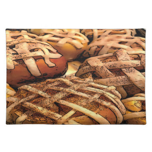 Apple Pie Tarts Cloth Placemat