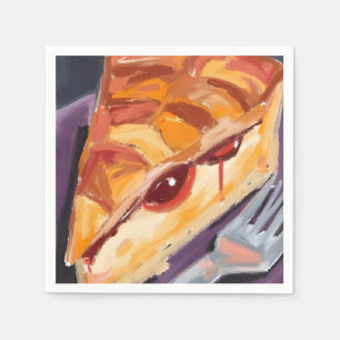 Apple Pie Thanksgiving Watercolor Napkins