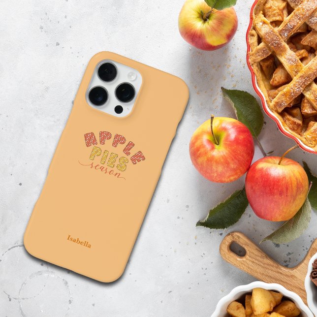 Apple Pies Vibes Personalize Name Phone Case (Creator Uploaded)
