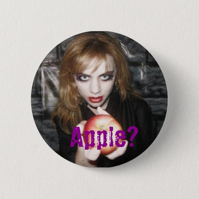 Apple? Pinback Button (Front)