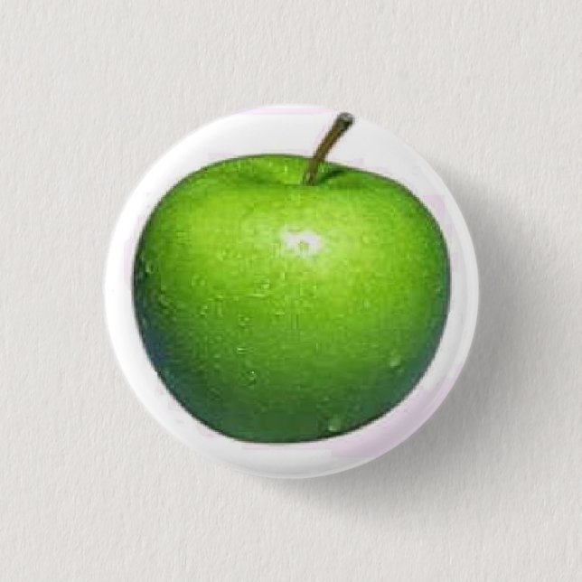 Apple Pinback Button (Front)