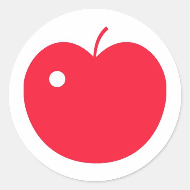 Apple Products & Designs! Classic Round Sticker (Front)