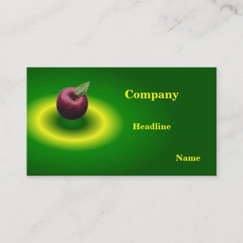 Apple Profile Card Business Cards