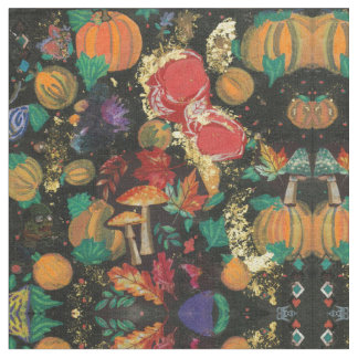 Apple & Pumpkin Spice Fall Fabric