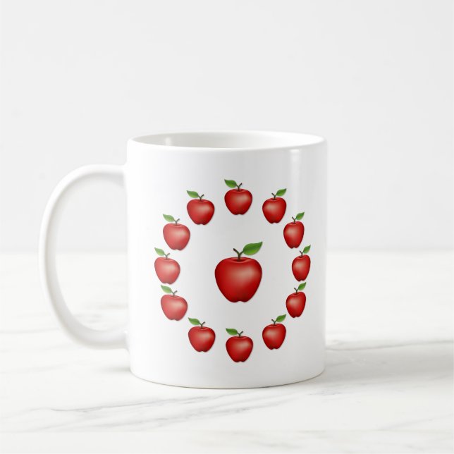 Apple, Red Delicious Coffee Mug (Left)