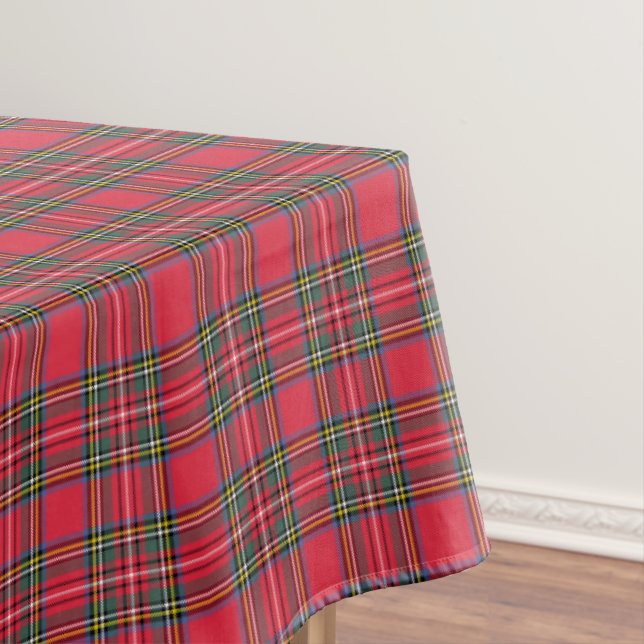 Apple Red Plaid  Tablecloth (In Situ)