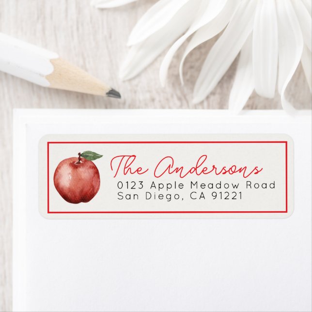 Apple Return Address Label (Insitu)