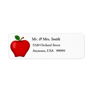 Apple Return Address Labels