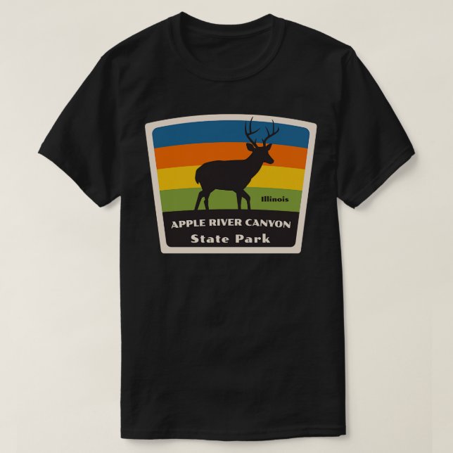 Apple River Canyon State Park Illinois Roaming Dee T-Shirt (Design Front)