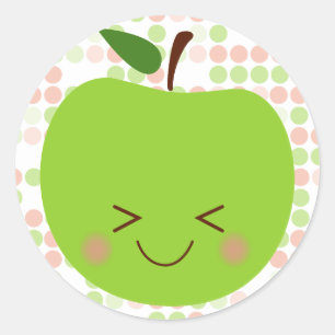 Apple Sass Classic Round Sticker