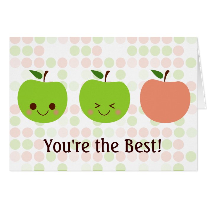 Apple Sass Greeting Card