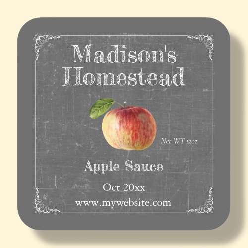 Apple Sauce  Square Sticker