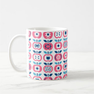 Apple seamless pattern. Set of colorful retro appl Coffee Mug