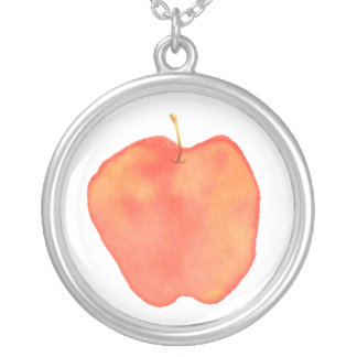 Apple Silver Plated Necklace