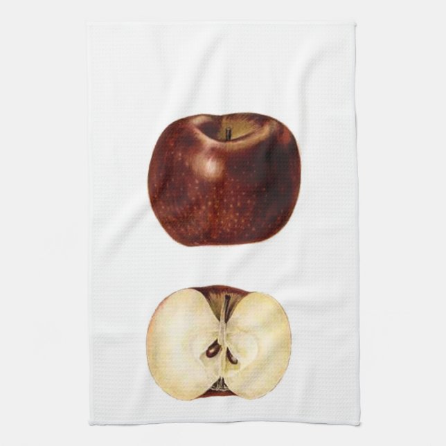 Apple Slice Kitchen Towel (Vertical)