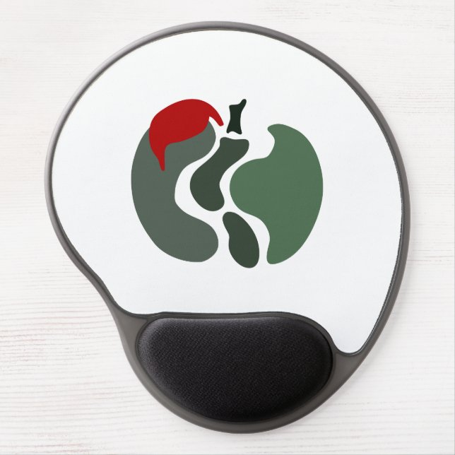 Apple Splitting Gel Mouse Pad (Front)