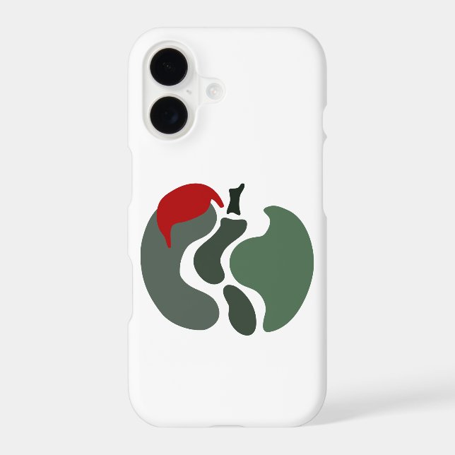 Apple Splitting Iphone Case (Back)