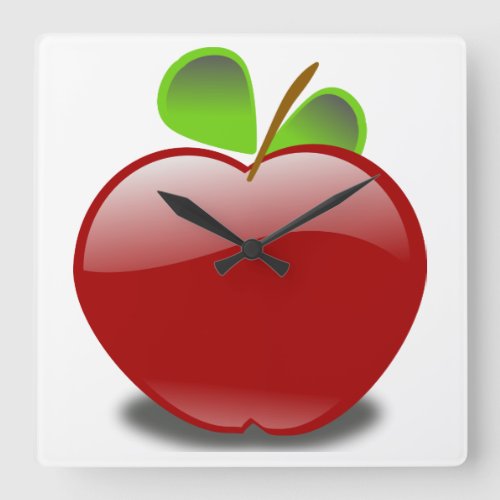 Apple Square Wall Clock