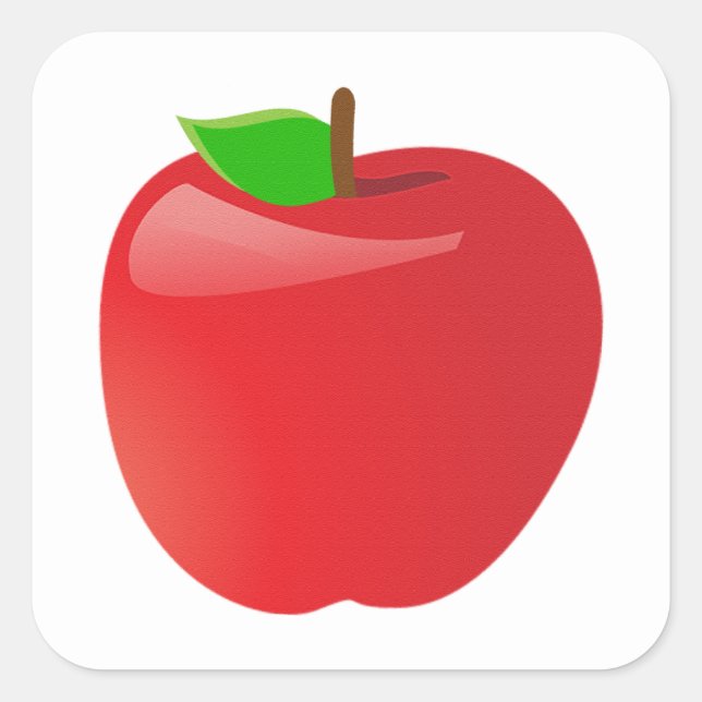 Apple Sticker Crafts and Party Supplies (Front)