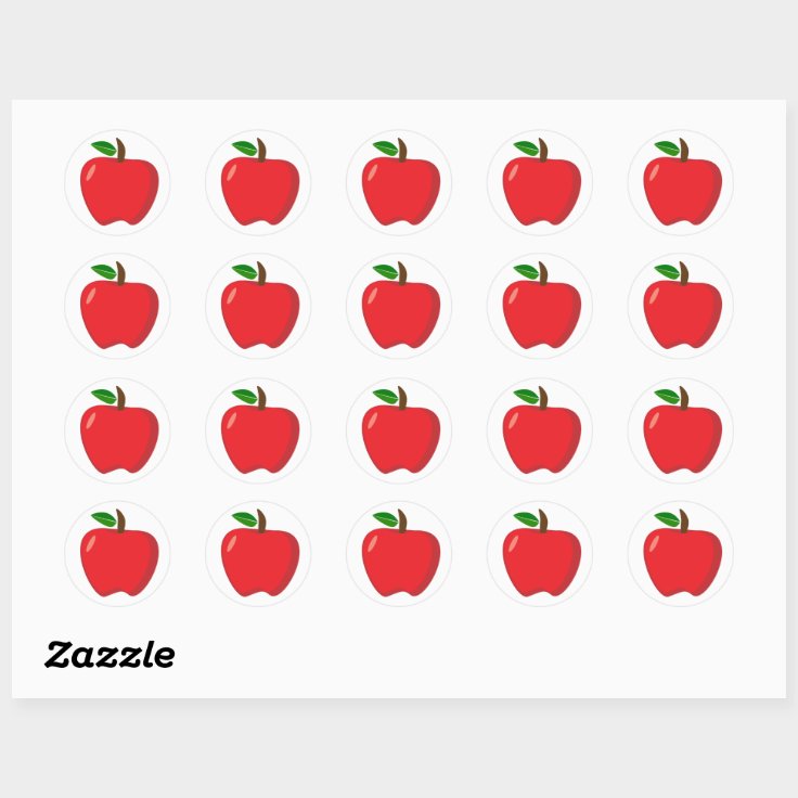 Apple stickers Zazzle