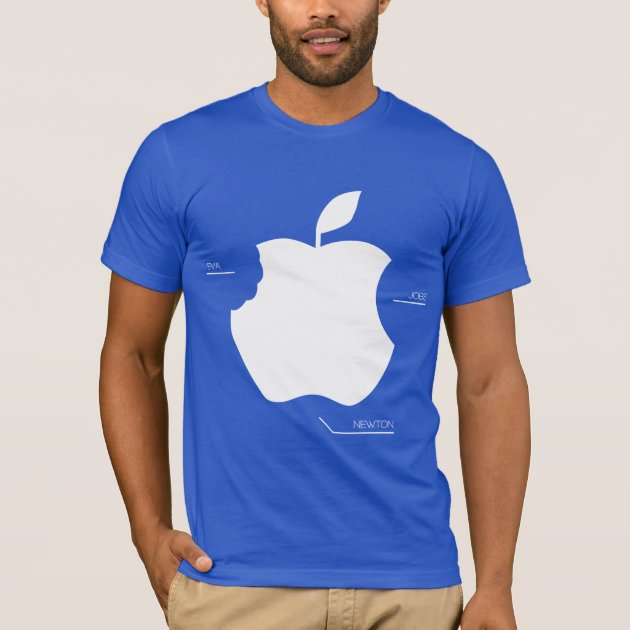 T shirt apple discount logo