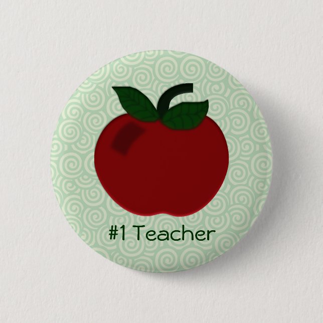 Apple Teacher Collection Button (Front)