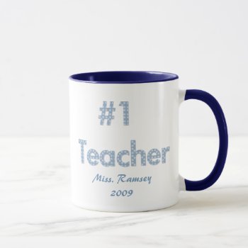 Apple Teacher Mug by KELLBELL535 at Zazzle